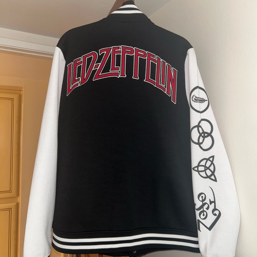 Led Zeppelin Embroidered Varsity Jacket - Picture 2 of 7